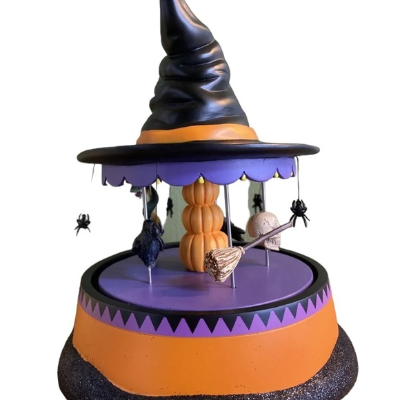 - Department 56 Village Halloween Accessories Haunted Scary Go Round NWB - Picture 10 of 10